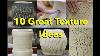 10 Great Texture Ideas For Pottery