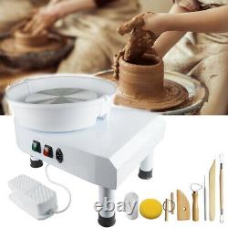 110V Electric Pottery Wheel Forming Machine Ceramic Work Clay Art Craft Machine