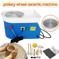 110W 25CM Electric Pottery Wheel Machine Child DIY Ceramic Handmade Art Molding