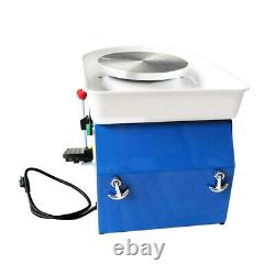 110W 25CM Electric Pottery Wheel Machine Child DIY Ceramic Handmade Art Molding