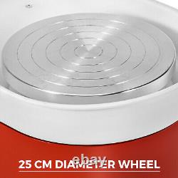 110W 25CM Electric Pottery Wheel Machine Child DIY Ceramic Handmade Art Molding