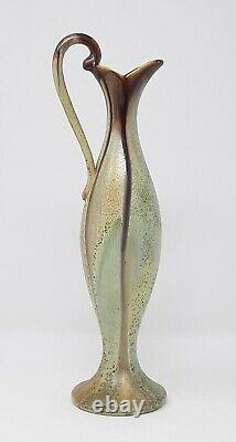 12.25 Thulin Antique Arts & Crafts Ewer Vase Made in Belgium-Excellent