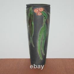 12 Eucalyptus Leaves Art Pottery Vase Signed Dated 93 Arts Crafts Mission