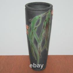 12 Eucalyptus Leaves Art Pottery Vase Signed Dated 93 Arts Crafts Mission