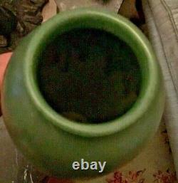 12 Hampshire Art Pottery Matte Green Arts & Crafts Vase