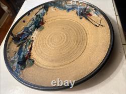 16 Large Decorative Studio Art Pottery Bowl Platter SIGNED