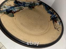 16 Large Decorative Studio Art Pottery Bowl Platter SIGNED