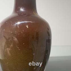 1902 Antique Arts & Crafts Rookwood Pottery Bud Vase Standard Glaze Signed LVB
