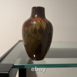 1902 Antique Arts & Crafts Rookwood Pottery Bud Vase Standard Glaze Signed LVB