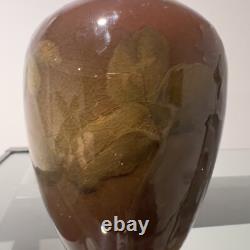 1902 Antique Arts & Crafts Rookwood Pottery Bud Vase Standard Glaze Signed LVB