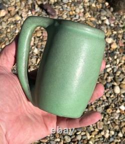 1905 Early Van Briggle Art Pottery Mug Matte Green Glaze Colorado Springs