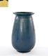 1909 Rookwood Pottery Arts & Crafts Dark Blue Vase Marked Xvi