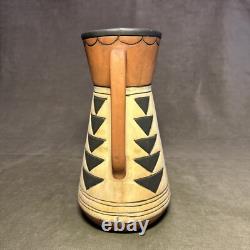 1910 SOUEVO Weller Arts & Crafts Pottery Pitcher Pueblo Native American Design