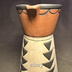 1910 SOUEVO Weller Arts & Crafts Pottery Pitcher Pueblo Native American Design