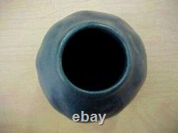 1911 Van Briggle Arts & Crafts Pottery Crocus Vase Dark Bluish Green Nice