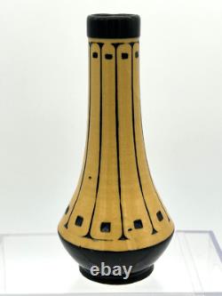 1915 Weller Pottery SCANDIA Pattern Arts and Crafts 7.5 Vase Mission Style