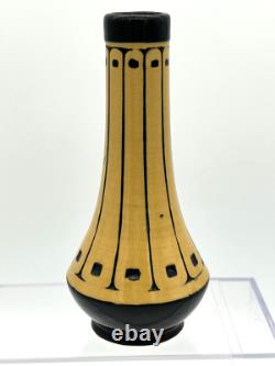 1915 Weller Pottery SCANDIA Pattern Arts and Crafts 7.5 Vase Mission Style