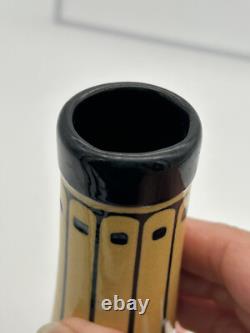 1915 Weller Pottery SCANDIA Pattern Arts and Crafts 7.5 Vase Mission Style