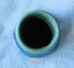 1918 1921 Van Briggle Art Pottery Arts & Crafts Mission Design Blue Glaze Vase