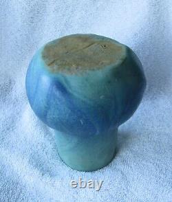 1918 1921 Van Briggle Art Pottery Arts & Crafts Mission Design Blue Glaze Vase