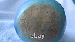 1918 1921 Van Briggle Art Pottery Arts & Crafts Mission Design Blue Glaze Vase