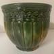 1920s Mccoy Art Nouveau Majolica Jardinier Planter Arts & Crafts Green Pottery