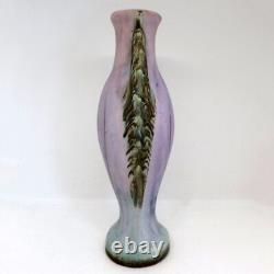 1920s Vintage Rare Weller Pottery Sabrinian Seahorse Matte Glaze Two-Handle Vase