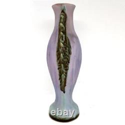 1920s Vintage Rare Weller Pottery Sabrinian Seahorse Matte Glaze Two-Handle Vase