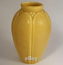 1923 XXVIII Rookwood Pottery Vase Shape 2088 Arts & Craft Mat Yellow 5-1/2