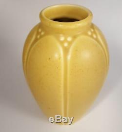 1923 XXVIII Rookwood Pottery Vase Shape 2088 Arts & Craft Mat Yellow 5-1/2