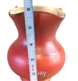 1930's Red Wing RUMRILL 291 Nokomis Arts & Crafts Mission Era Burnt Orange & Bay