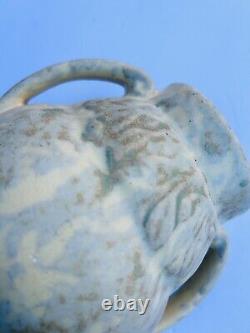 1930s ANTIQUE BURLEY WINTER ARTS & CRAFTS POTTERY MATTE VASE 7.25