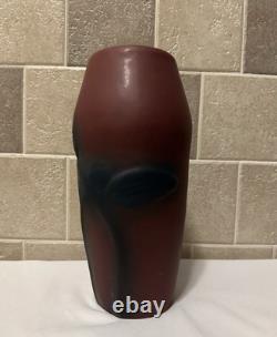 1930s Van Briggle Pottery Mulberry Poppies And Pods Vase #218