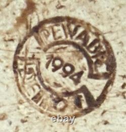 1994 Pewabic Pottery Arts Crafts Green Glazed Pottery Vase Signed Rick Prickler