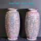 2 Burley Winter Pottery 7.5 Vases Mottled Glaze Arts &crafts Ohio 107 Roseville