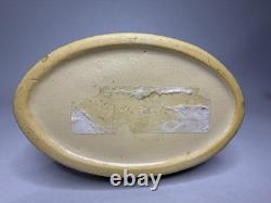 2 Roseville Dahlrose 1928 Vintage Arts & Crafts Pottery Triple Bud Vase 76-6 C30 2 Roseville Dahlrose 1928 Vintage Arts & Crafts Pottery Triple Bud Vase 76-6 C30