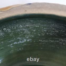 2 Roseville Pottery Mostique Gray Bowls Planters 8 and 6.5 1910s Arts Crafts