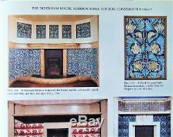 2 William De Morgan Tiles Rare Original English Arts & Crafts Antique Sands End