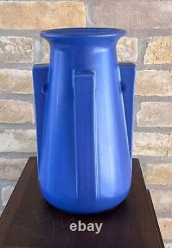 2007 Teco Streamline Art Deco Arts Crafts Pottery Buttress Handle Vase Vessel