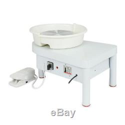 220V 250W Electric Pottery Wheel Machine For Ceramic Work Clay Art Craft 25CM