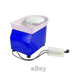 220V 25CM Electric Pottery Wheel Machine Ceramic Work Clay Art Craft DIY 350W