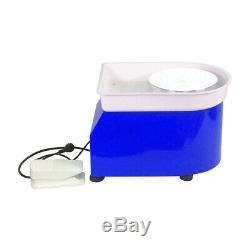 220V 25CM Electric Pottery Wheel Machine Ceramic Work Clay Art Craft DIY 350W