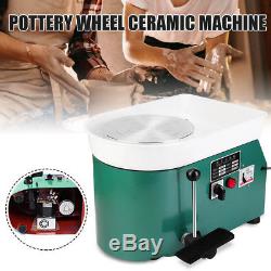 250W Electric Pottery Wheel Machine For Ceramic Work Clay Art DIY Craft 110V