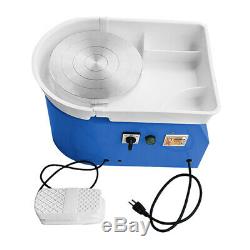 25CM 350W 110V Electric Pottery Wheel Machine Ceramic Work Clay Art Craft USA