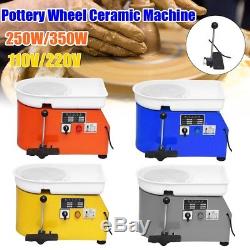 25CM 350W Electric Pottery Wheel Ceramic Machine For Work Clay Art Craft 220V UK