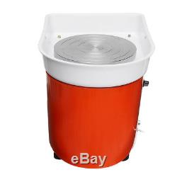 25CM 350W Electric Pottery Wheel Machine For Ceramic Work Clay Art Craft 110V US