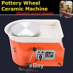25CM 350W Electric Pottery Wheel Machine For Ceramic Work Clay Art Craft Sale
