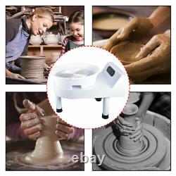 25CM Electric Pottery Wheel Ceramic Machine Work Clay Art Craft DIY 110V 250W