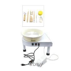 25CM Electric Pottery Wheel Ceramic Machine Work Clay Art Craft DIY 110V 350W