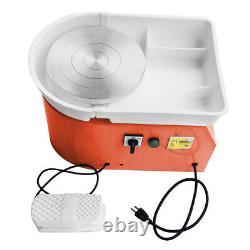 25CM Electric Pottery Wheel Machine with Tools Ceramic Work Clay DIY Art Craft New